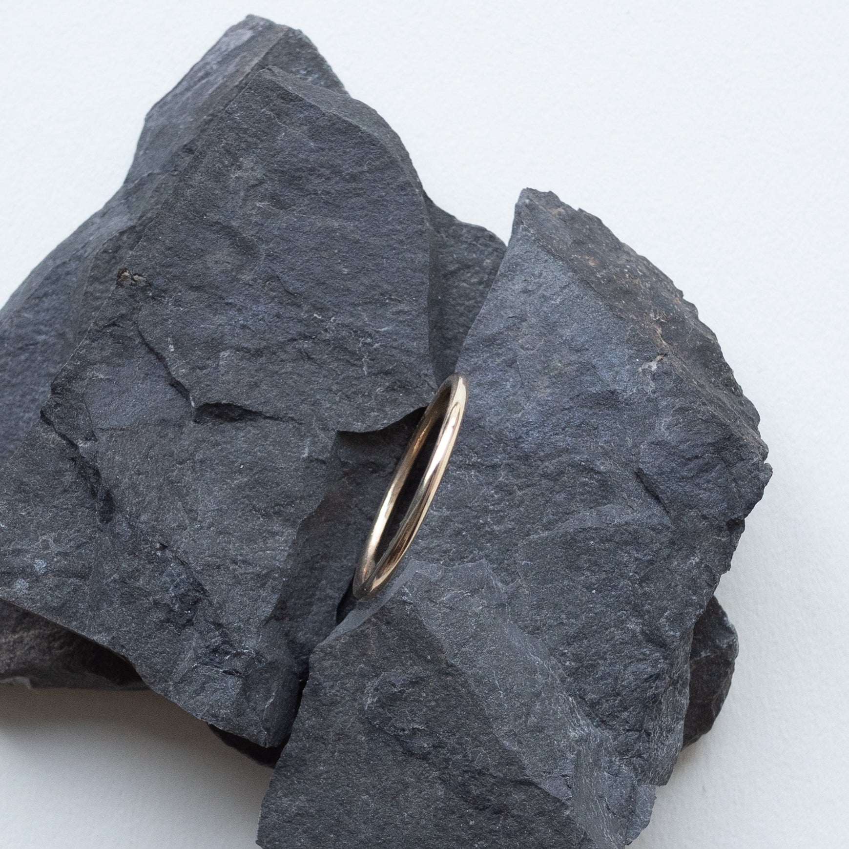 Polished 10K Yellow Gold Stackable Ring