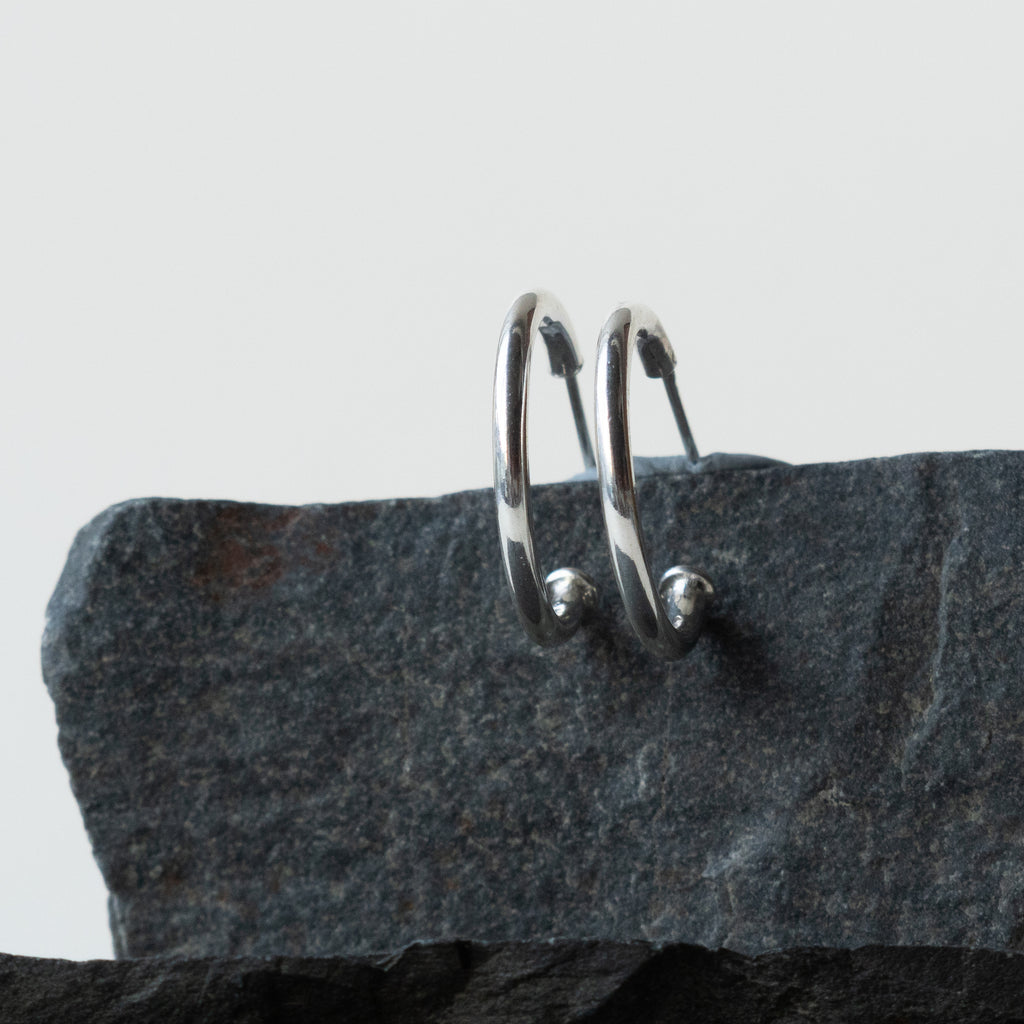 Large Nail Head Hoops