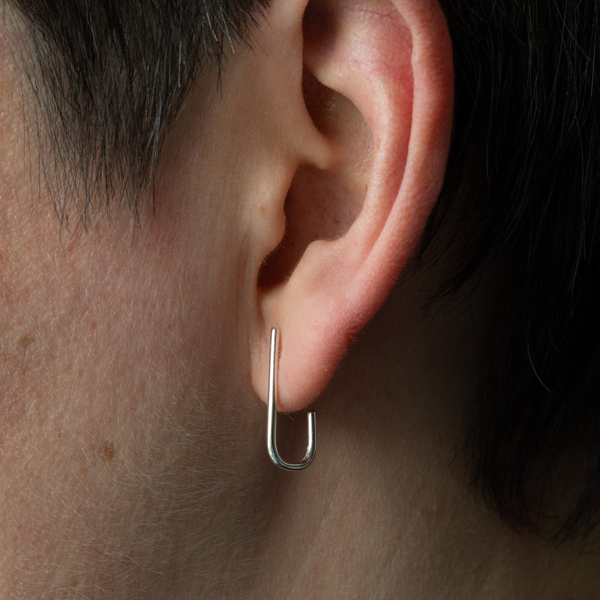 J Stud Earrings