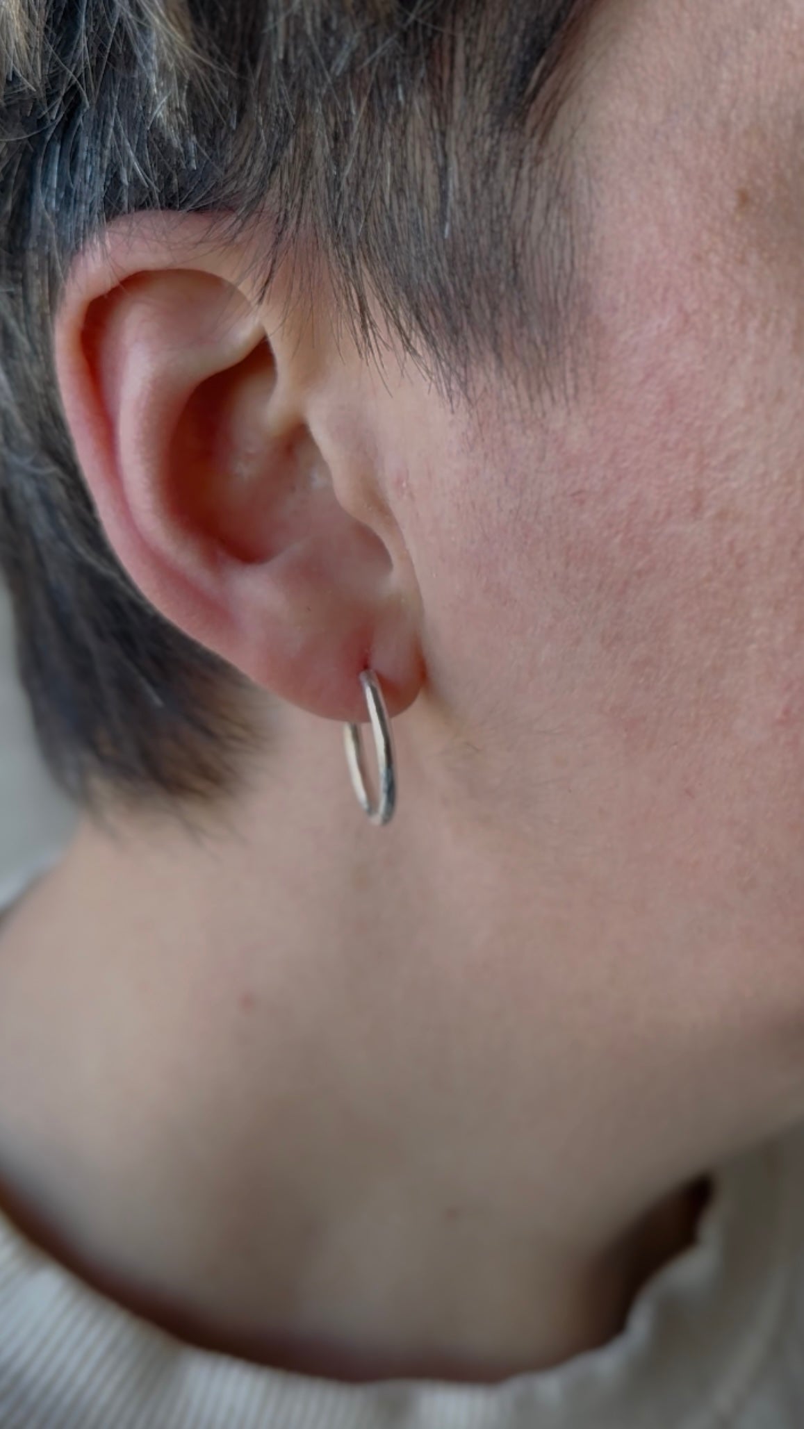 Large Nail Head Hoops