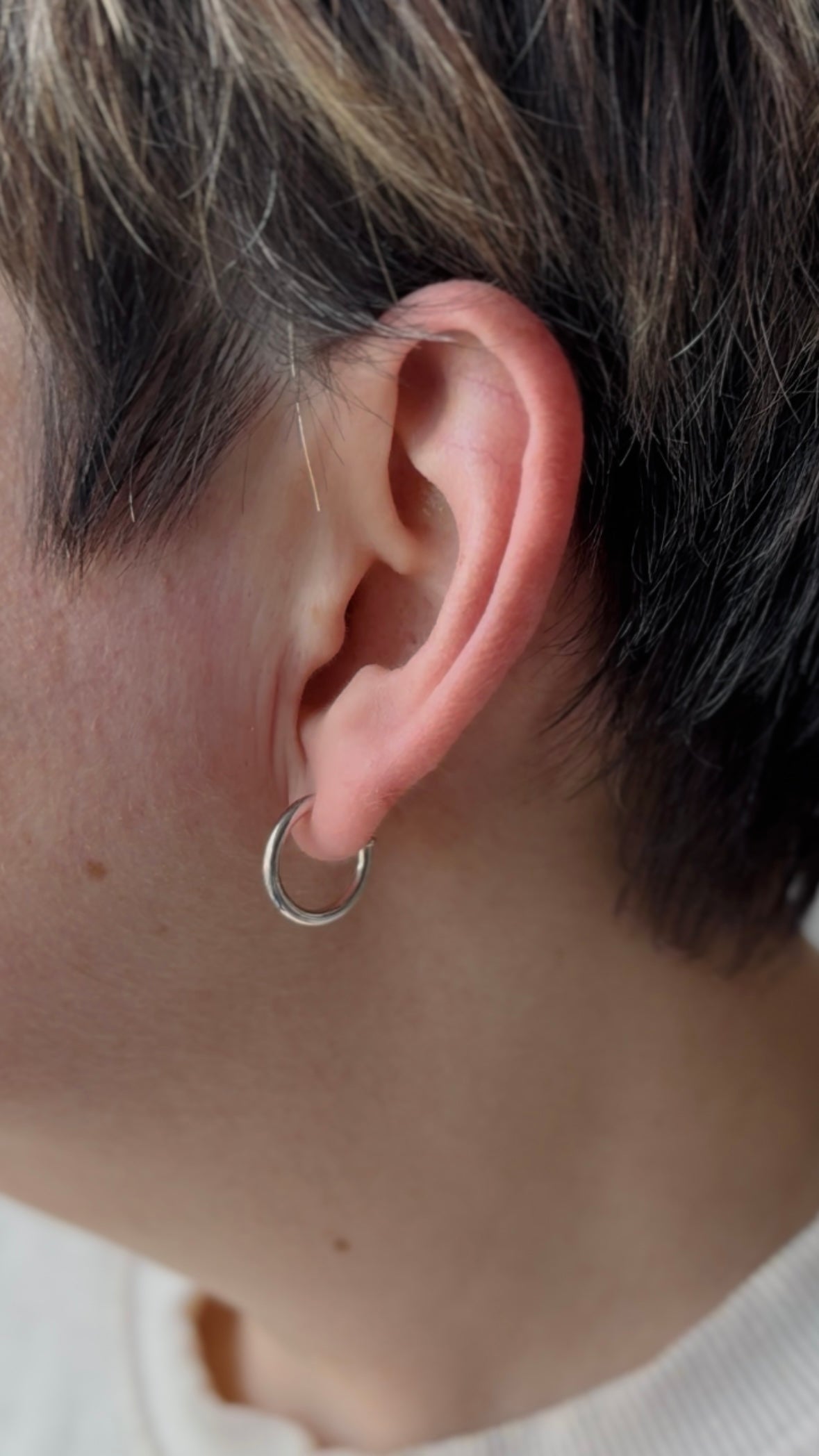 Mini Nail Head Hoops