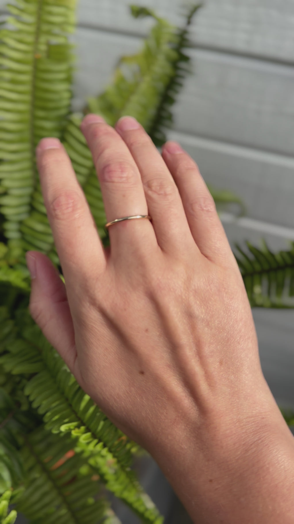 Polished 10K Yellow Gold Stackable Ring