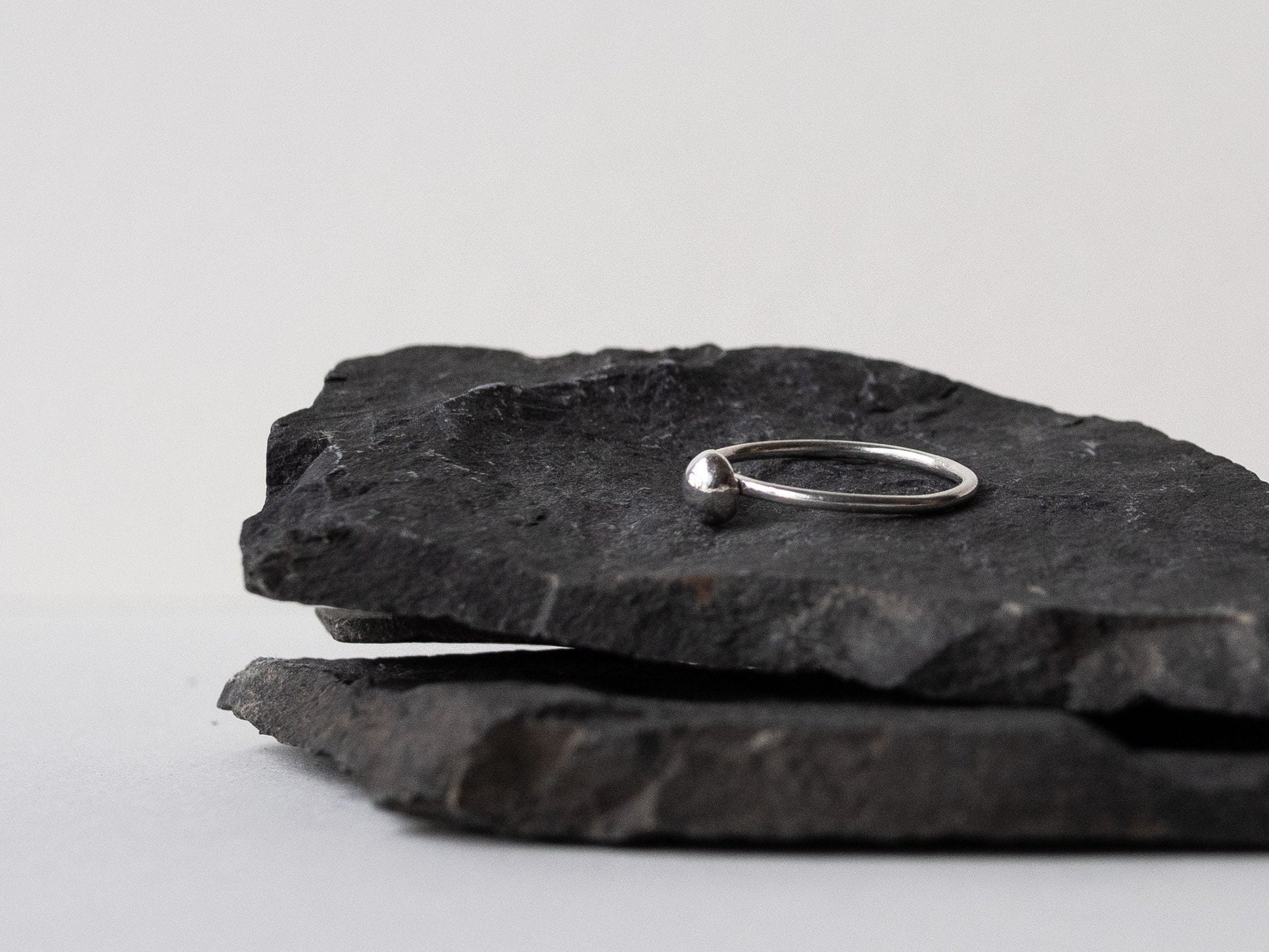 Stackable Pebble Ring
