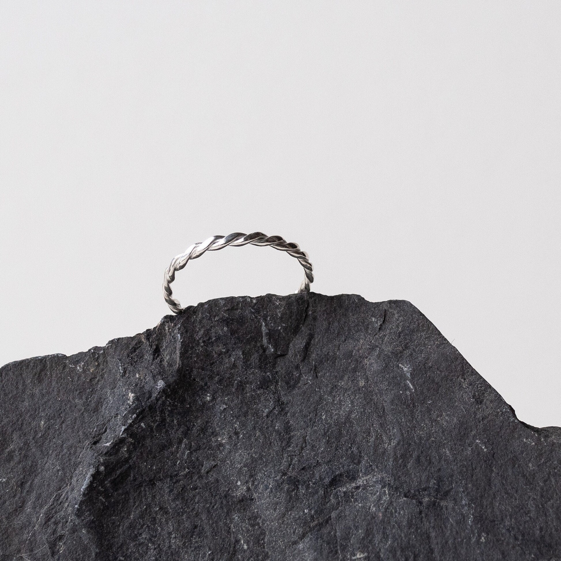 Stackable Twisted Wire Ring
